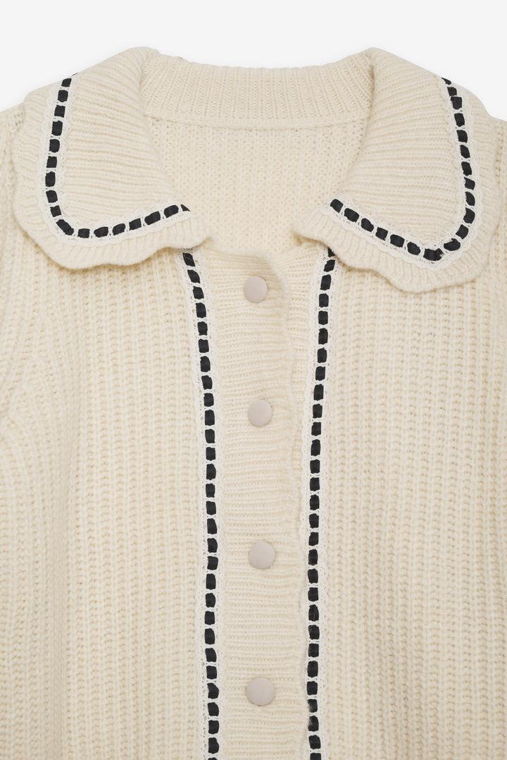 Jade Cardigan — Ivory Product Image