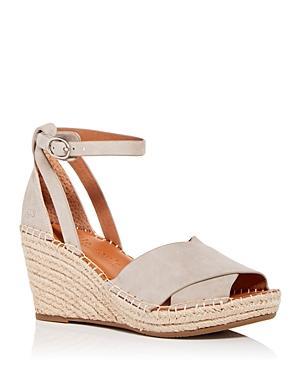 Gentle Souls by Kenneth Cole Womens Charli Ankle Strap Espadrille Wedge Sandals Product Image