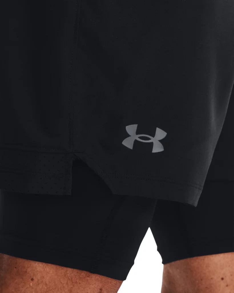 Under Armour Mens Under Armour Vanish Woven Shorts With Heat Gear - Mens Black/Black/Pitch Grey Product Image