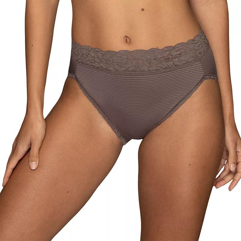 Womens Vanity Fair Lingerie Flattering Lace Hi-Cut Panty 13280 Product Image