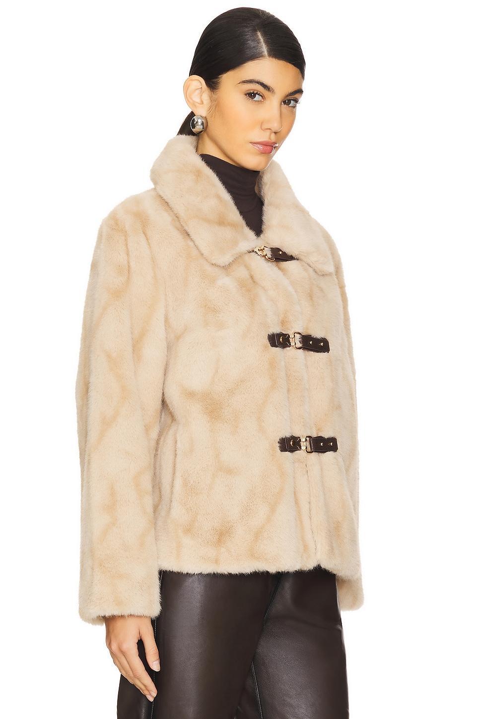 Tegan Faux Fur Coat HEARTLOOM Product Image