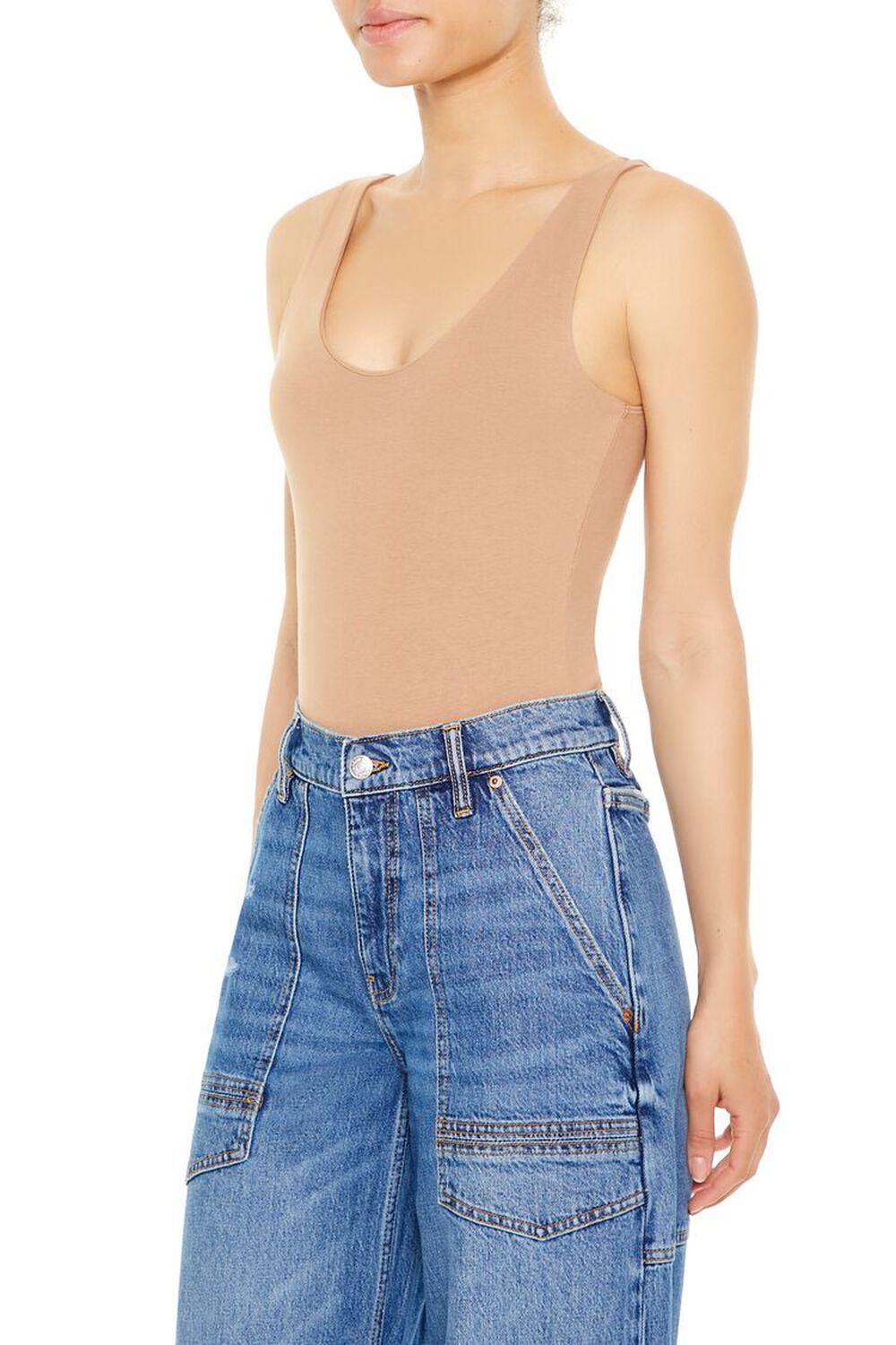 Scoop Tank Bodysuit | Forever 21 Product Image