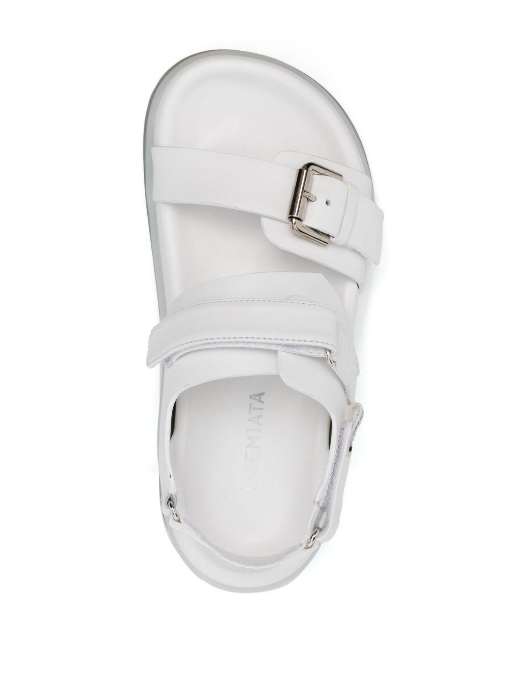 buckle-detail leather sandals Product Image