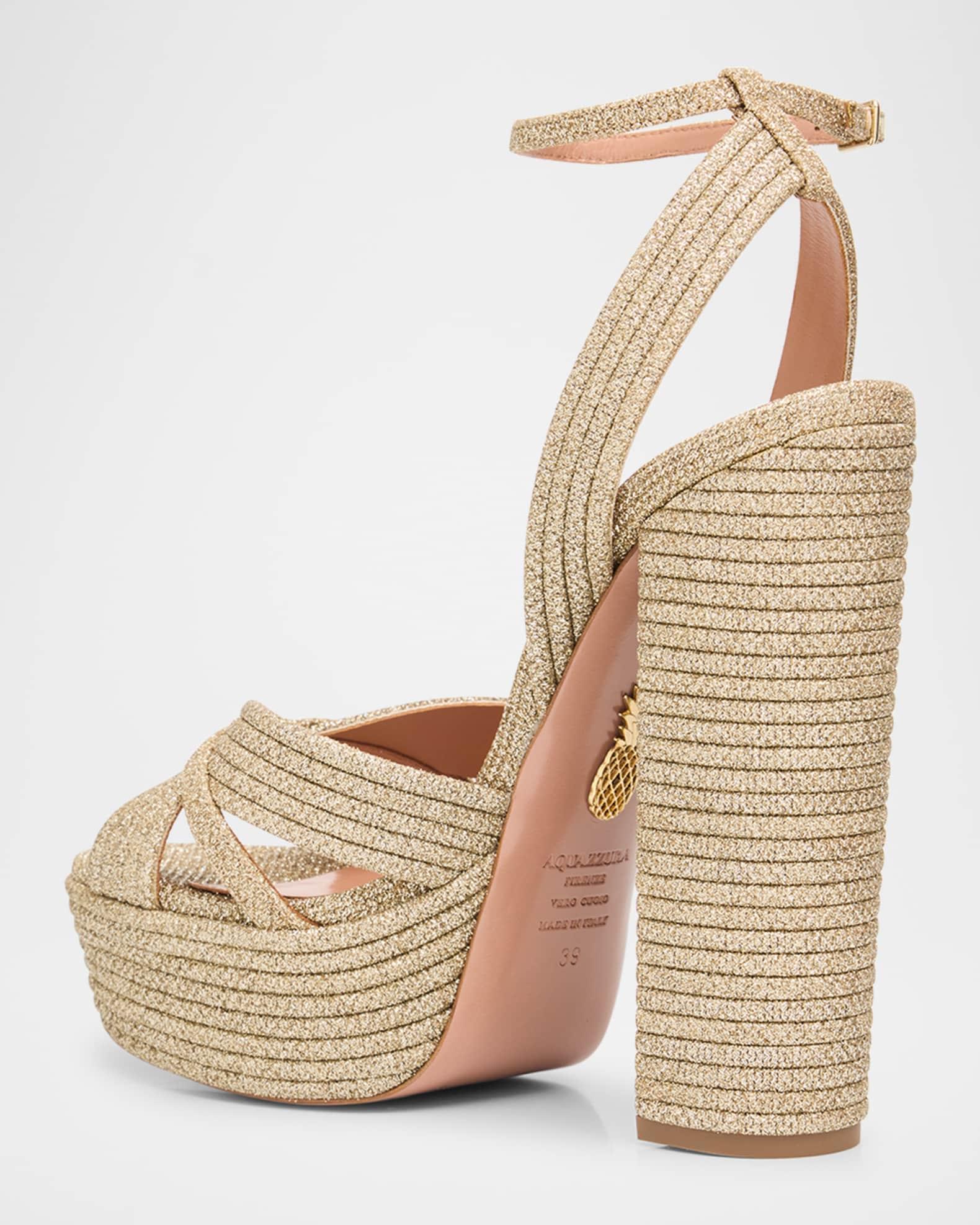 Sundance Lurex Platform Sandals Product Image