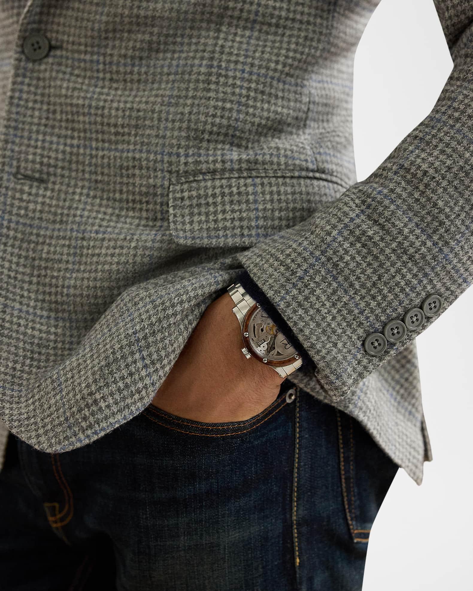 Men's Houndstooth Two-Button Sport Coat Product Image