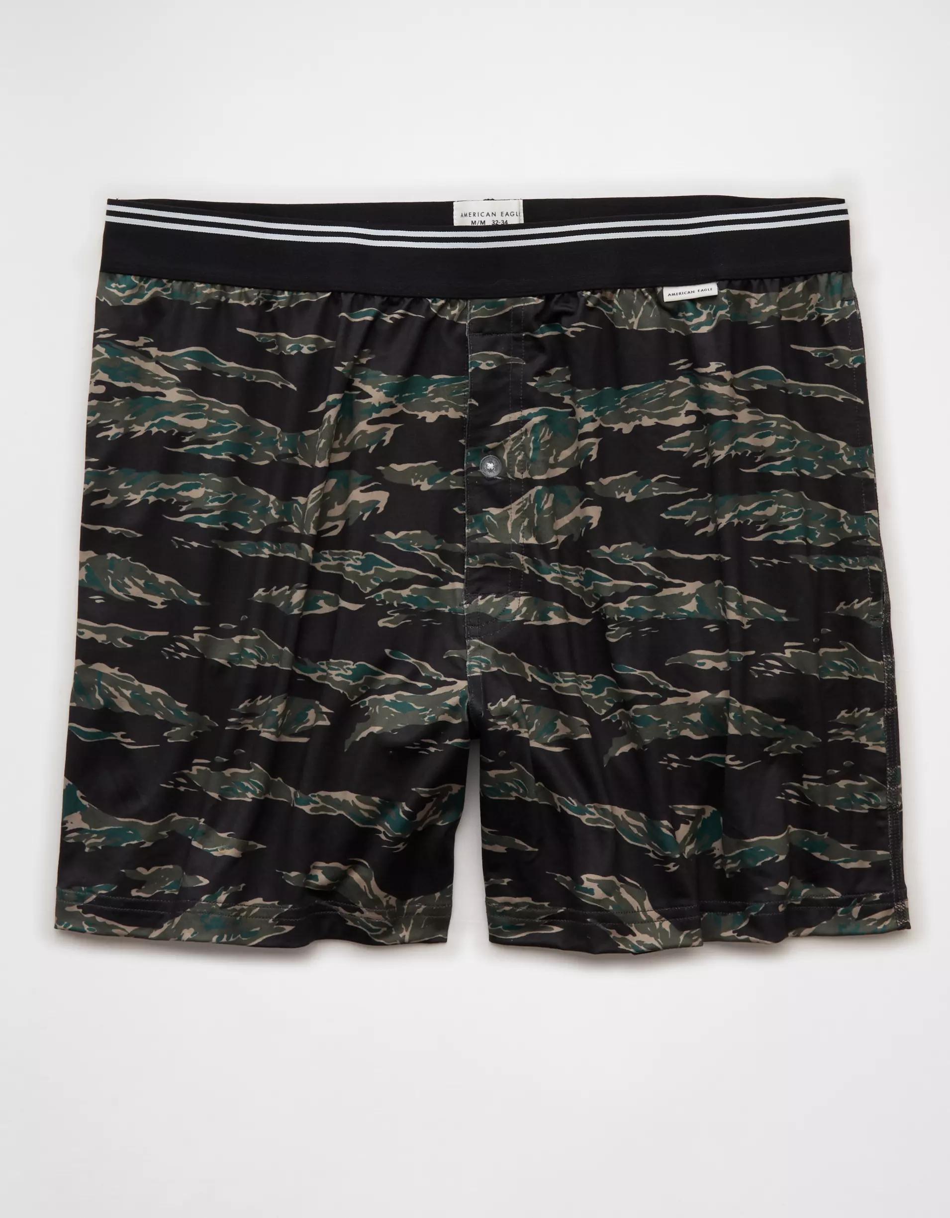 AEO Plaid Ultra Soft Pocket Boxer Short Product Image