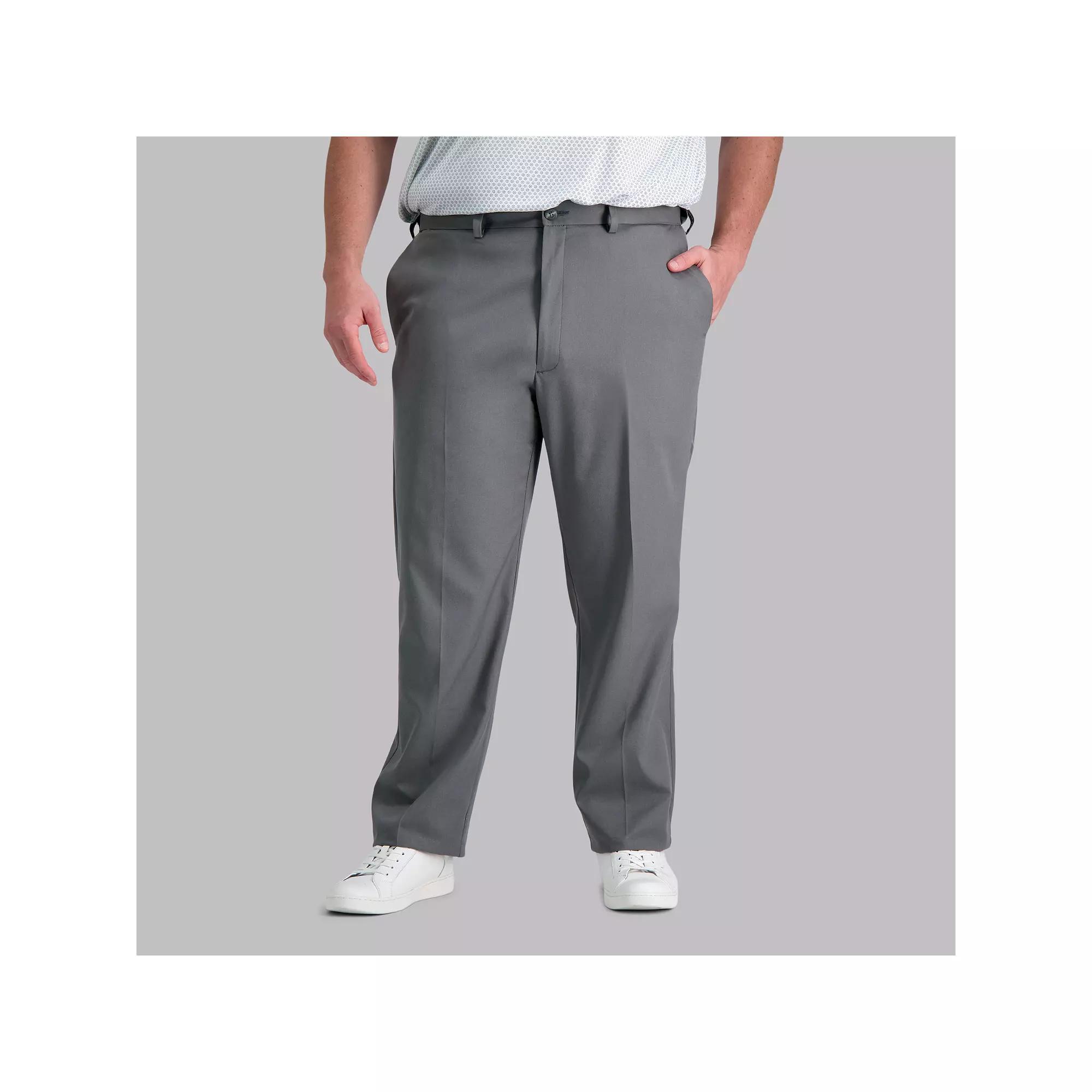 Big & Tall Haggar® Cool Right® Classic-Fit Flat-Front Performance Flex Pants, Men's,  Product Image
