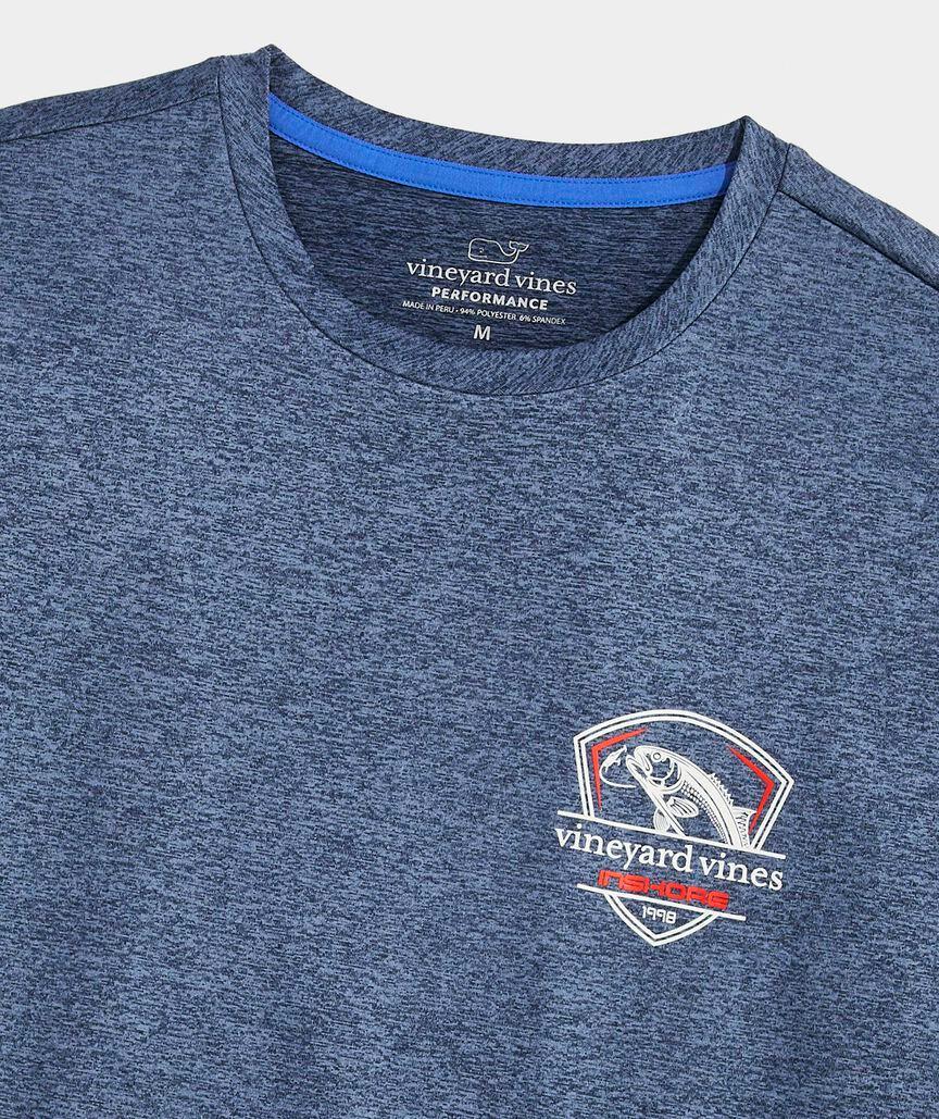 Inshore Badge Long-Sleeve Harbor Performance Tee Product Image