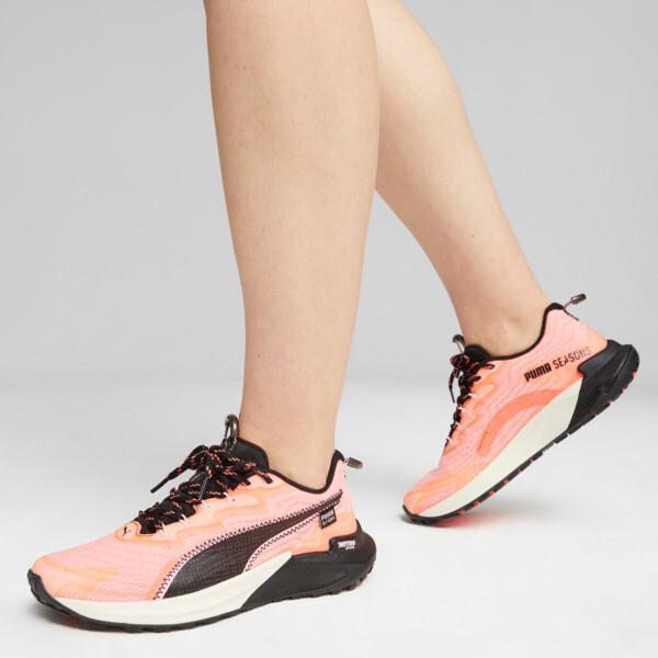 PUMA SEASONS Fast-Trac NITROâ¢ 2 Women's Running Shoes in Neon Sun/Alpine Snow/Black Product Image