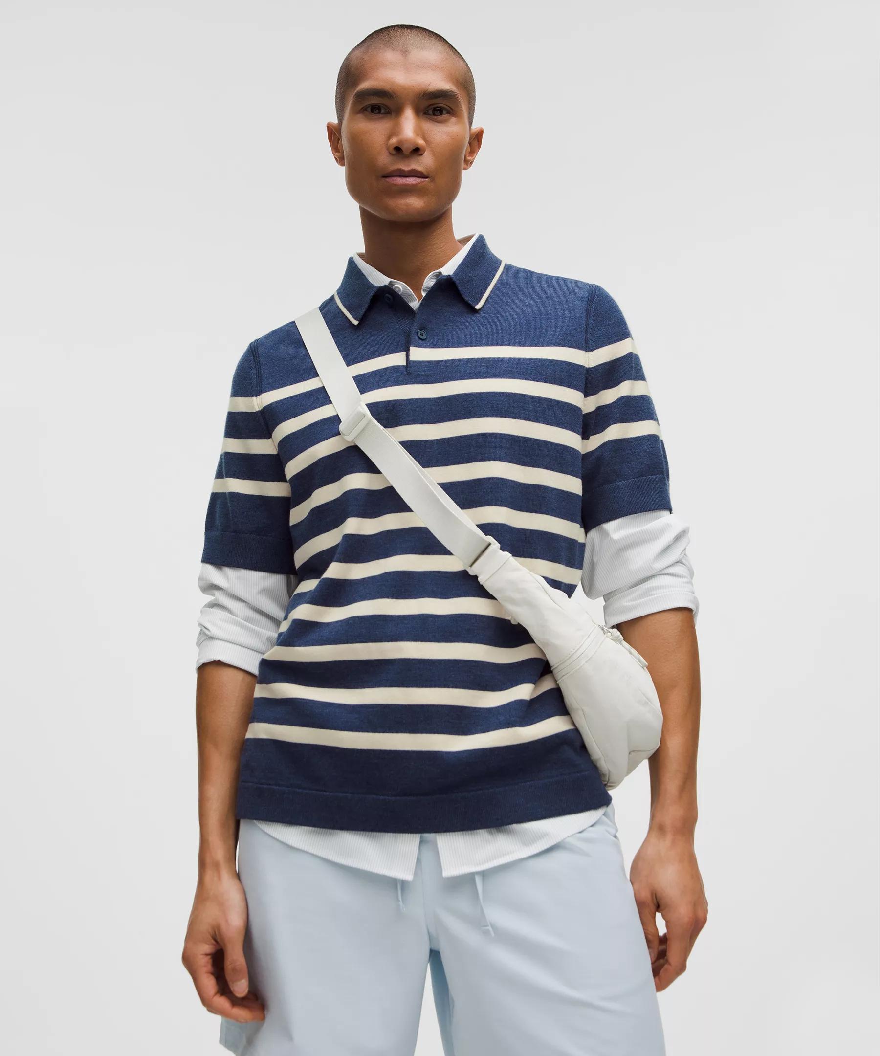 New Venture Short-Sleeve Knit Polo Shirt Product Image