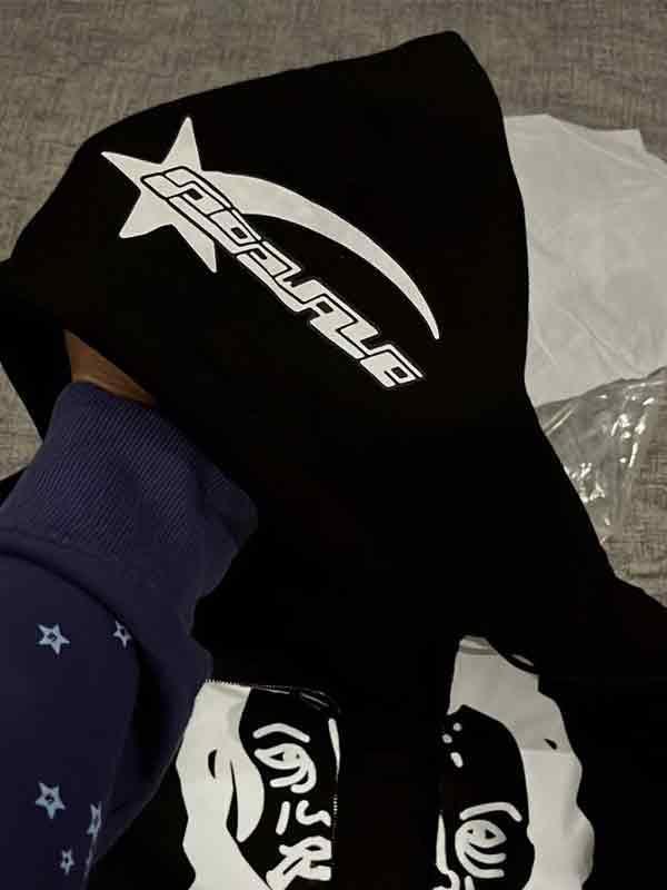 Men's Funny Street Print Oversized Hoodie Product Image