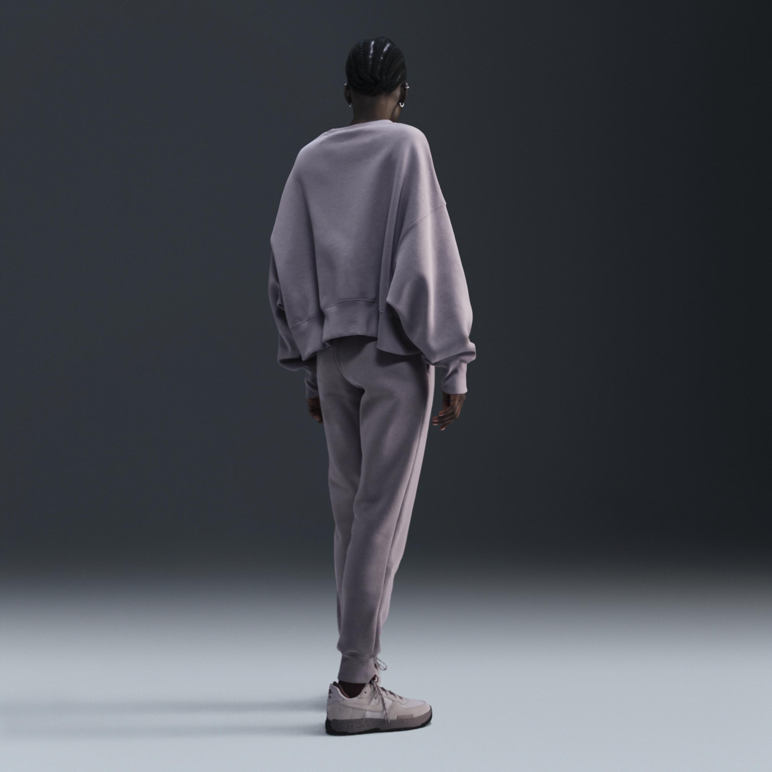 Nike Sportswear Phoenix Fleece Women's Over-Oversized Crew-Neck Logo Sweatshirt Product Image