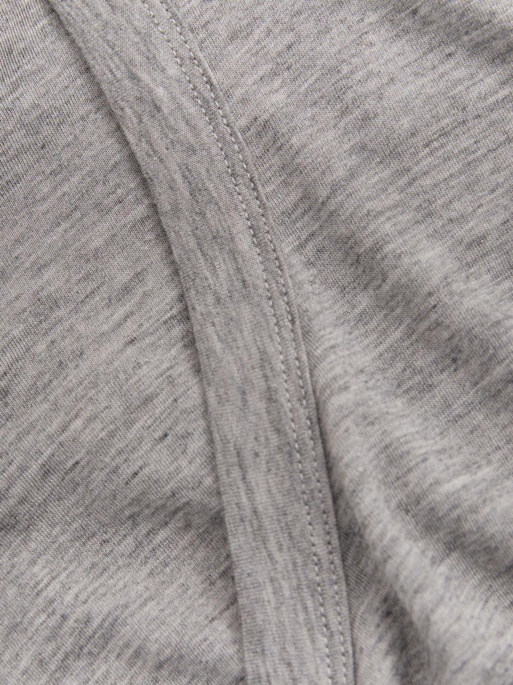 Layered Long-Sleeve Top in Grey Product Image