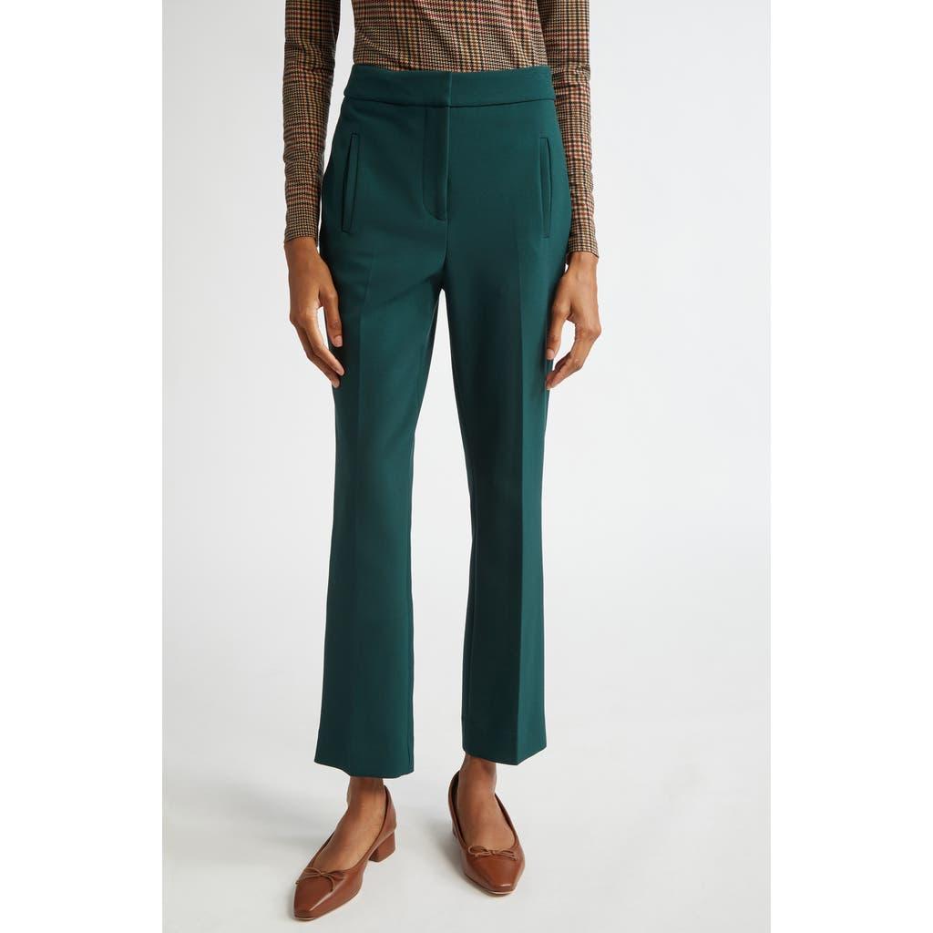 VERONICA BEARD Edia Satin Wide-leg Pants In Pine Product Image