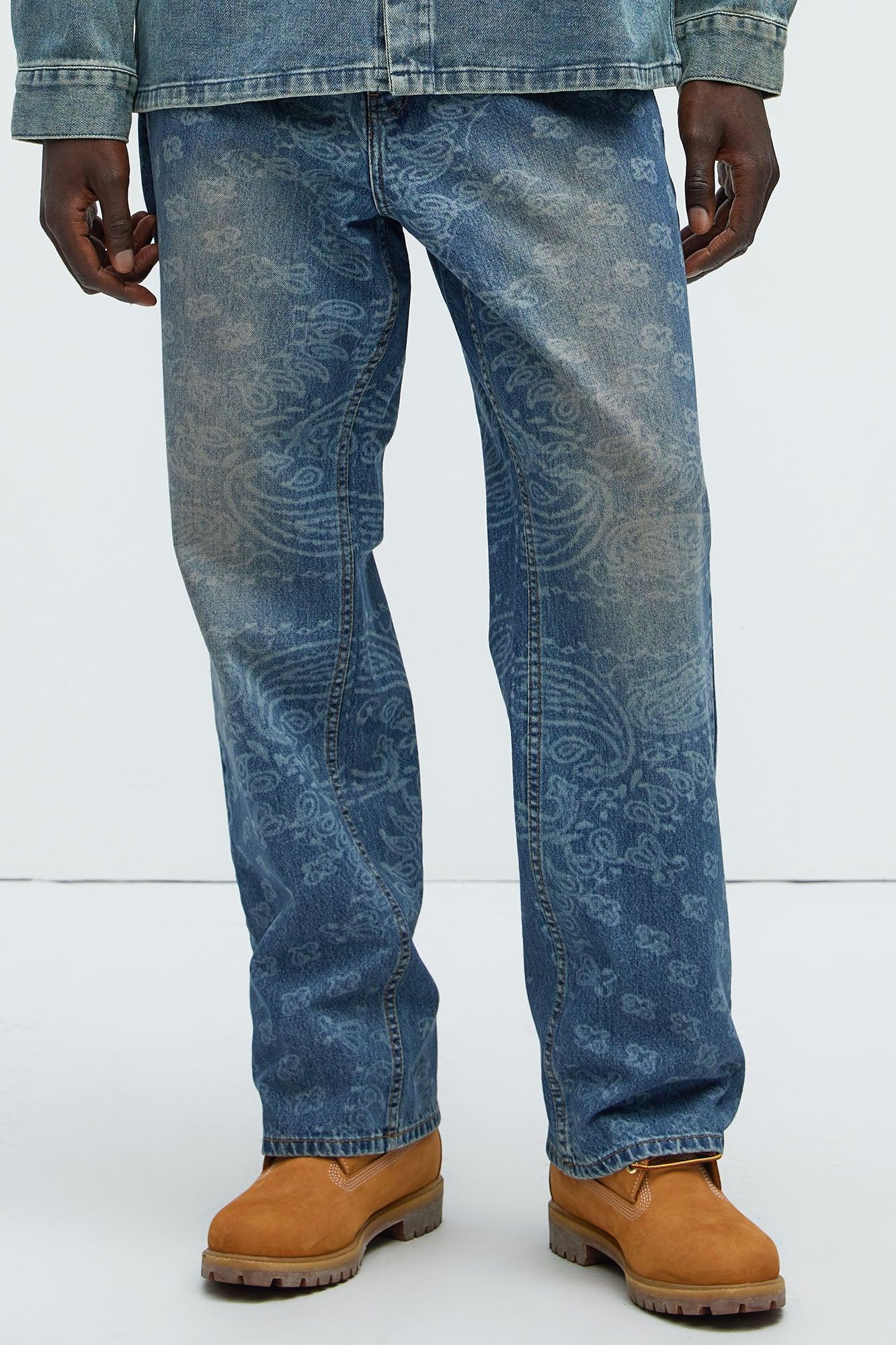 Paisley Last Straight Jeans - Medium Wash Product Image