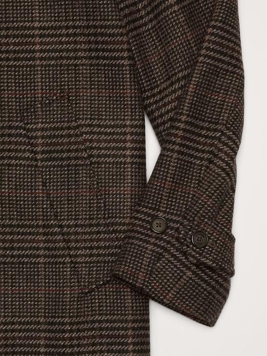 Italian Plaid Car Coat Product Image