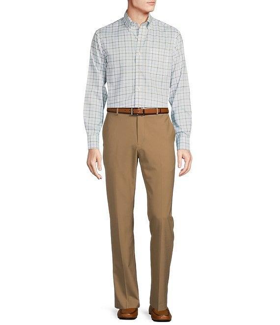 Daniel Cremieux Signature Label Non-iron Checkered Oxford Long Sleeve Woven Shirt Product Image