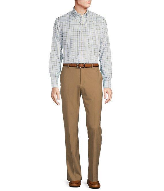 Daniel Cremieux Signature Label Non-iron Checkered Oxford Long Sleeve Woven Shirt Product Image