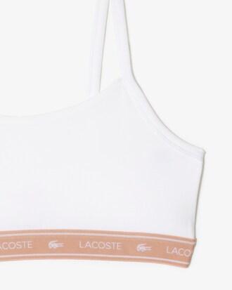 Stretch Cotton Logo Band Bralette Product Image