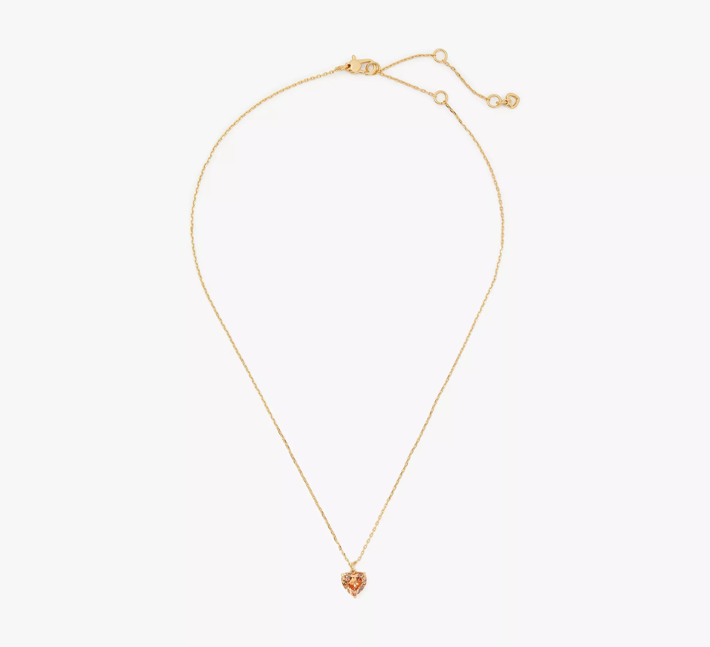 kate spade new york My Love April Birthstone Heart Pendant Necklace, 16-19 Product Image