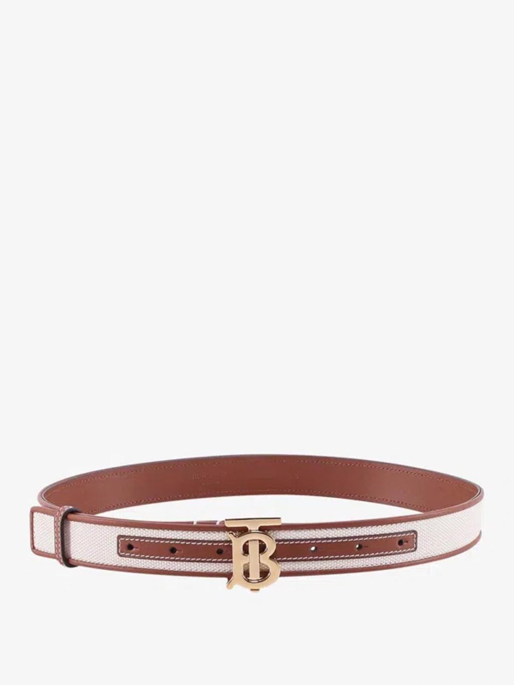 BURBERRY Belt In Cream Product Image