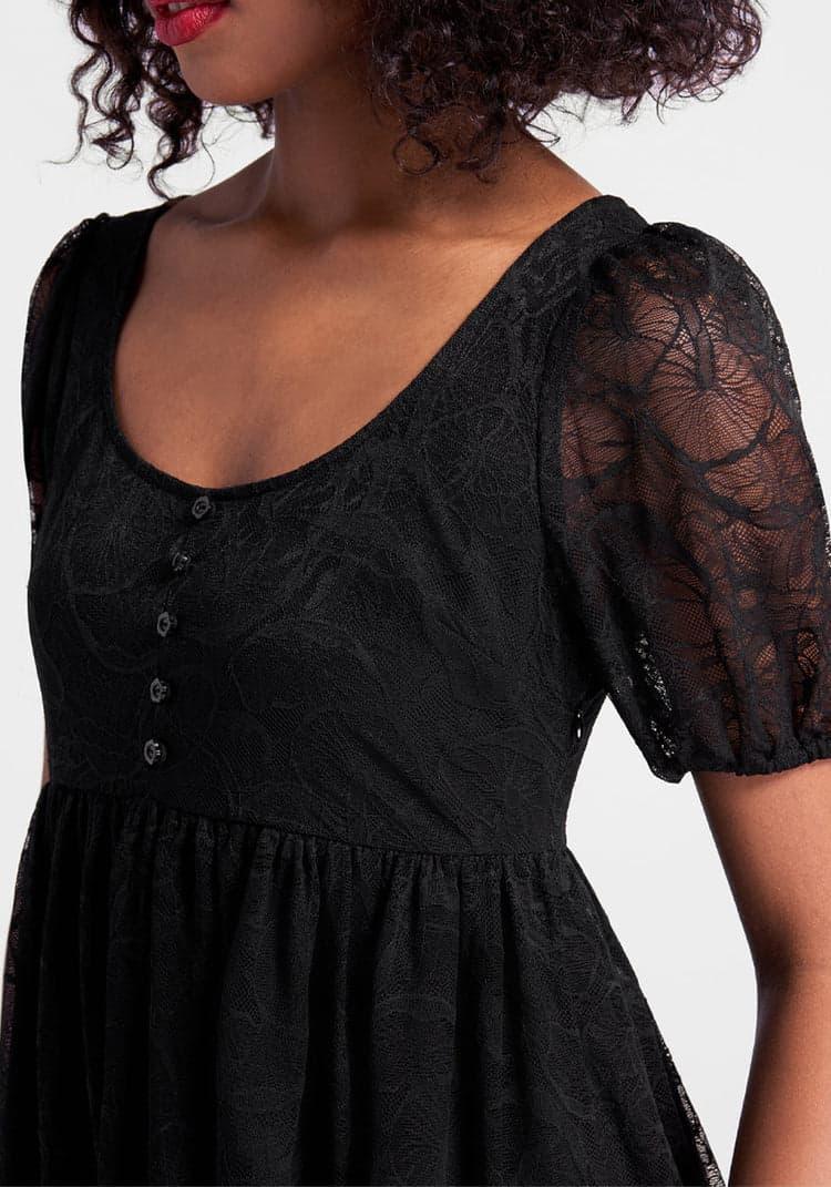 Right Lace, Right Time Babydoll Dress Product Image