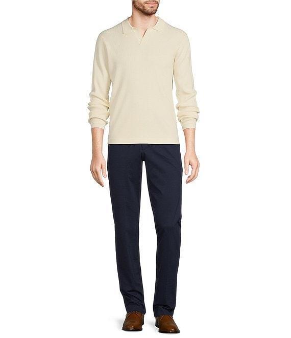 Murano Performance Textured Long Sleeve Johnny Sweater Product Image