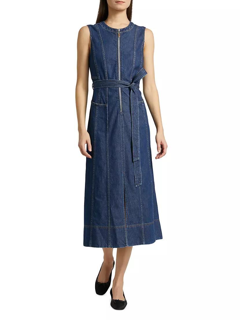 Marci Denim Midi-Dress Product Image