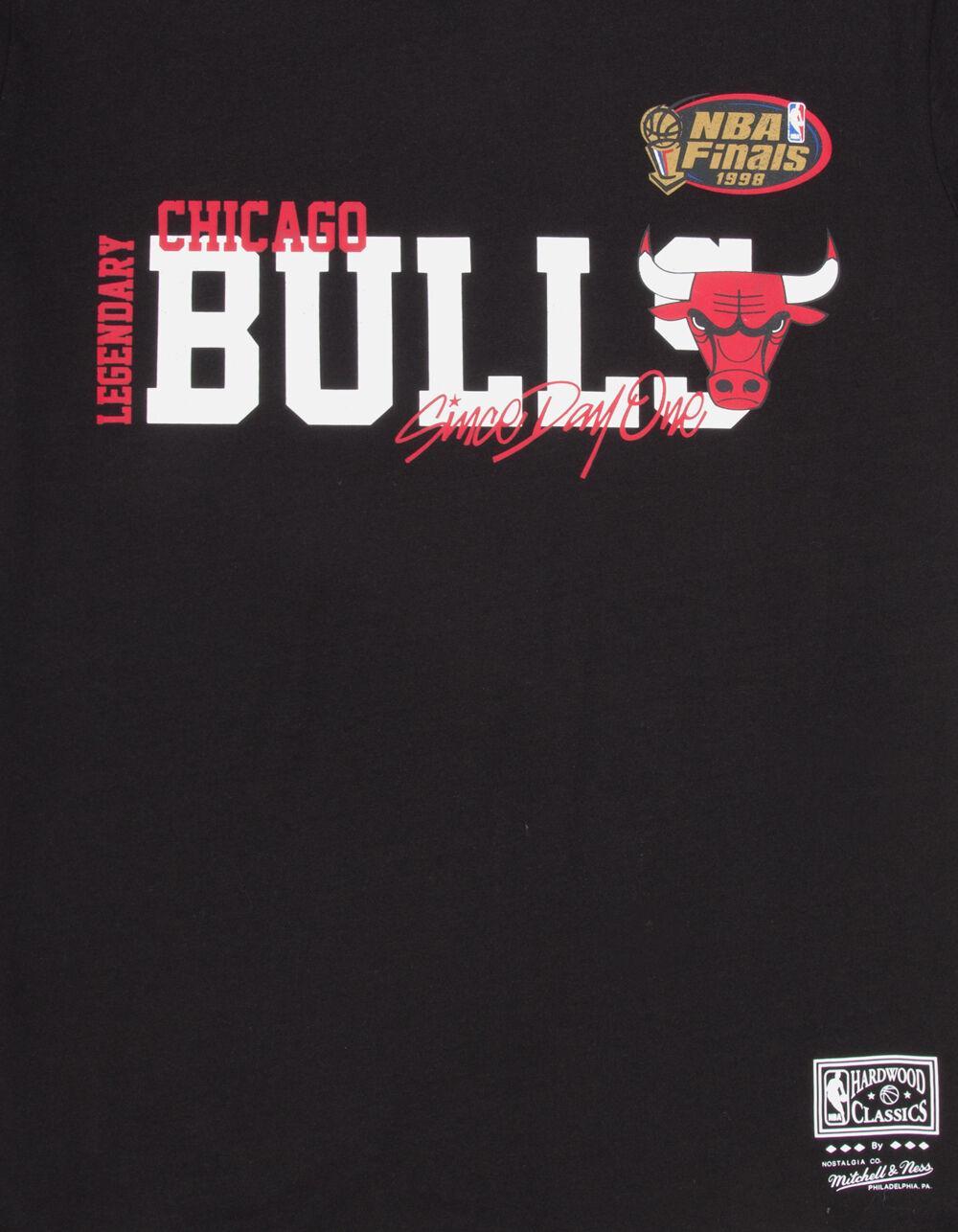 MITCHELL & NESS Chicago Bulls Home Team Mens Tee - BLACK Product Image