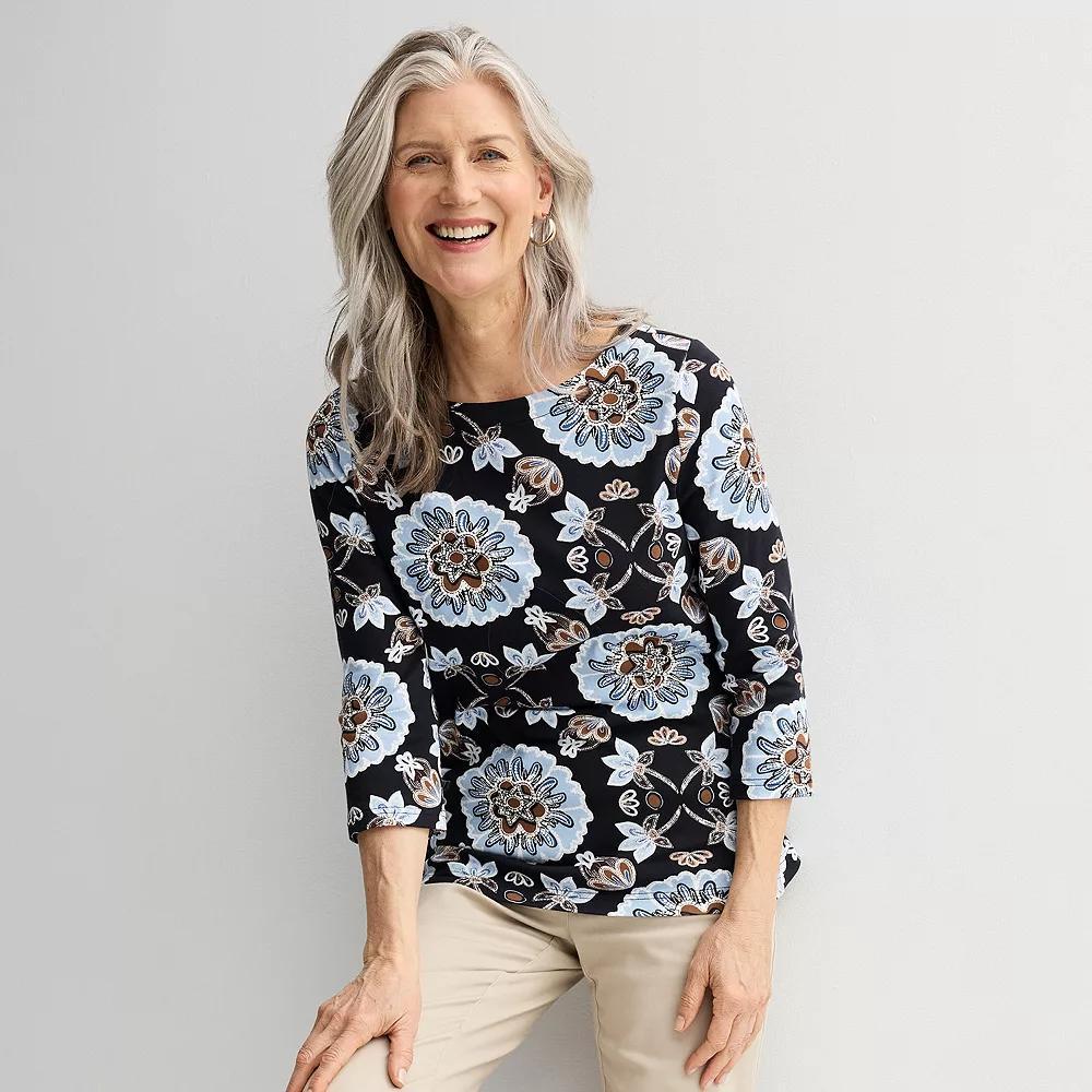 Women's Croft & Barrow® Boatneck Top,  Product Image