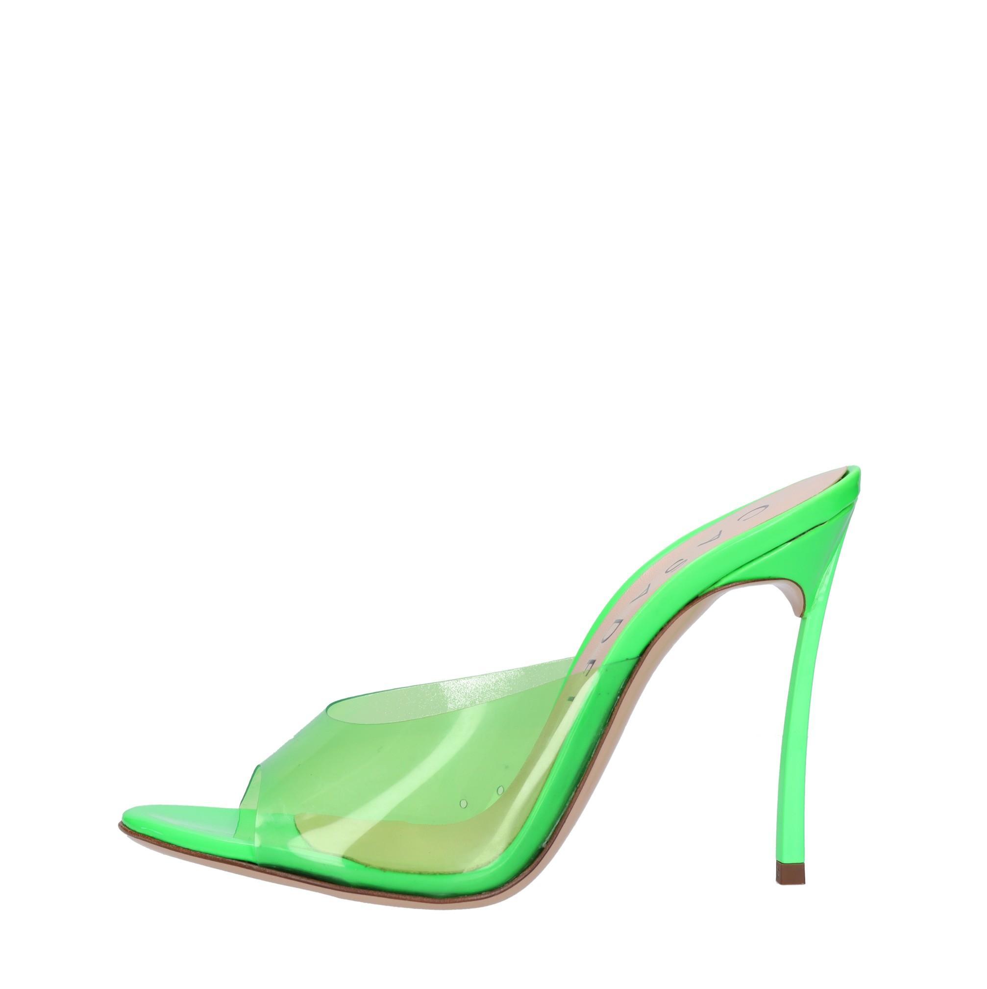 CASADEI Woman Sandals Green Size 7 Rubber In Verde Blu E Verdi Product Image