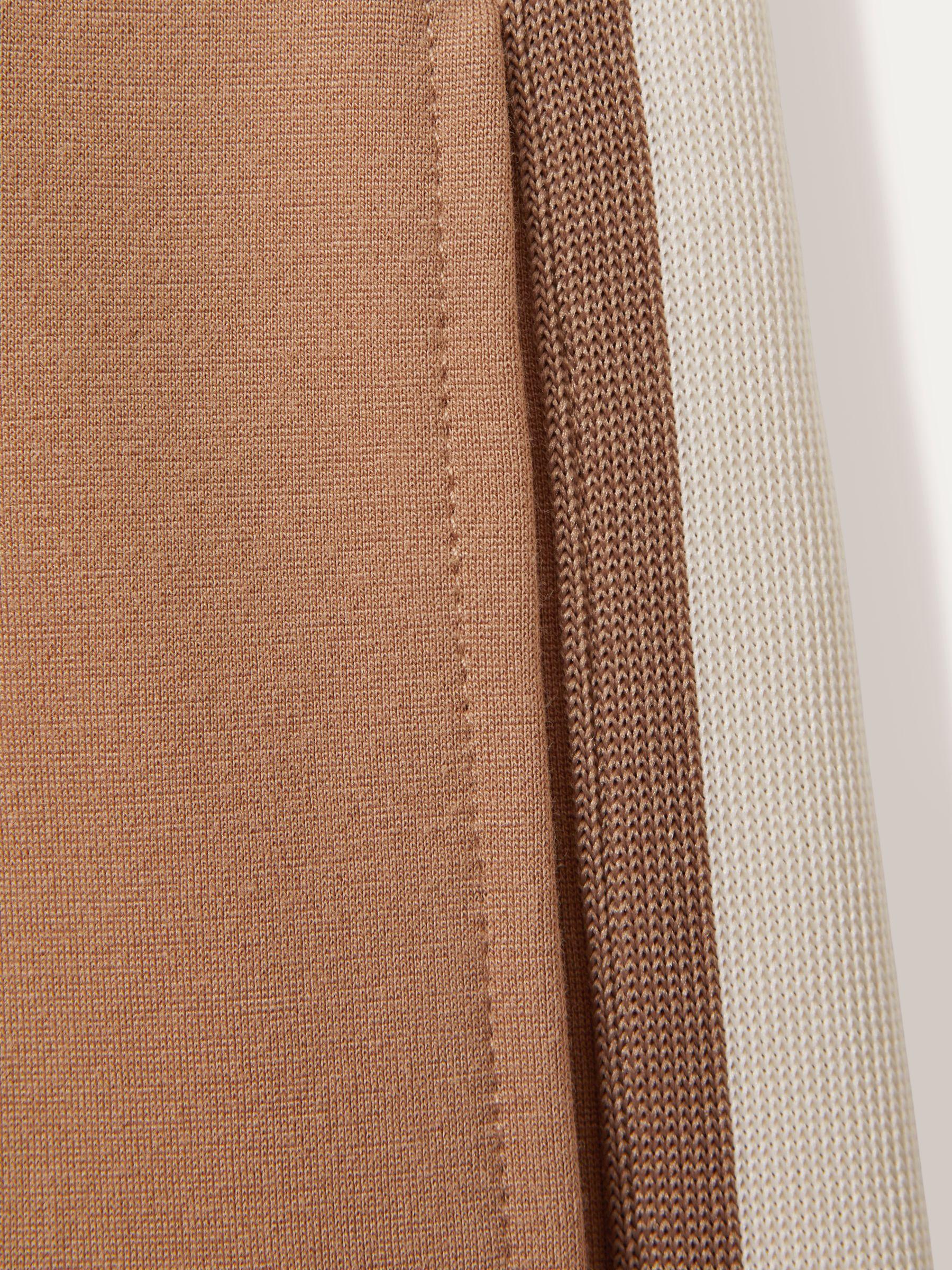 The Upside Contrast Stripe Elasticated Joggers in Clay Product Image