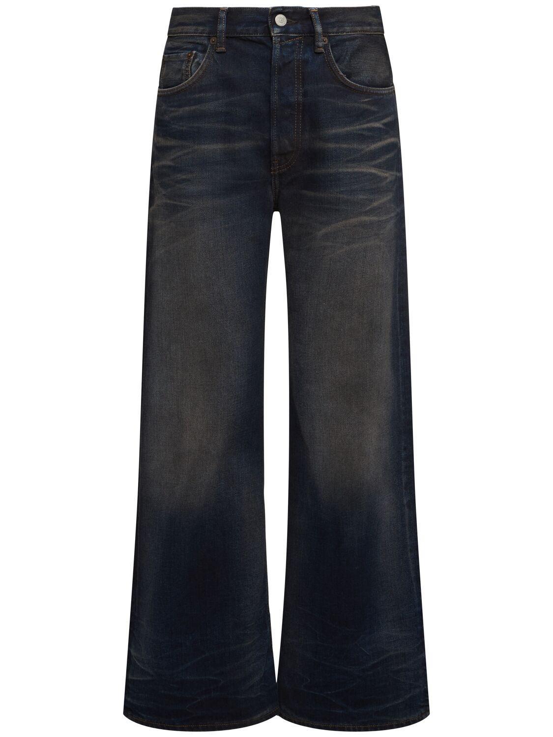 ACNE STUDIOS 2021 Denim Wide Jeans In Black Product Image