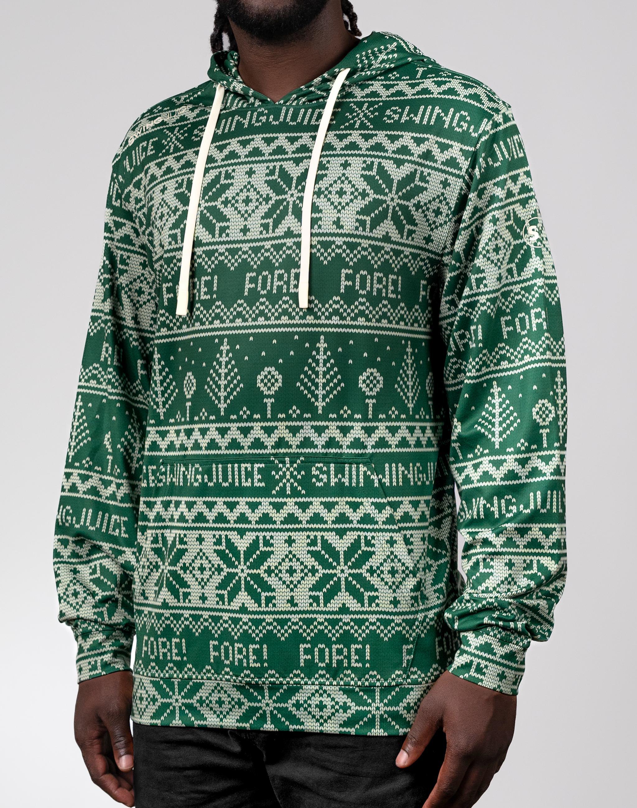 SwingJuice Golf Fore Fairisle Men's Performance Hoodie Product Image