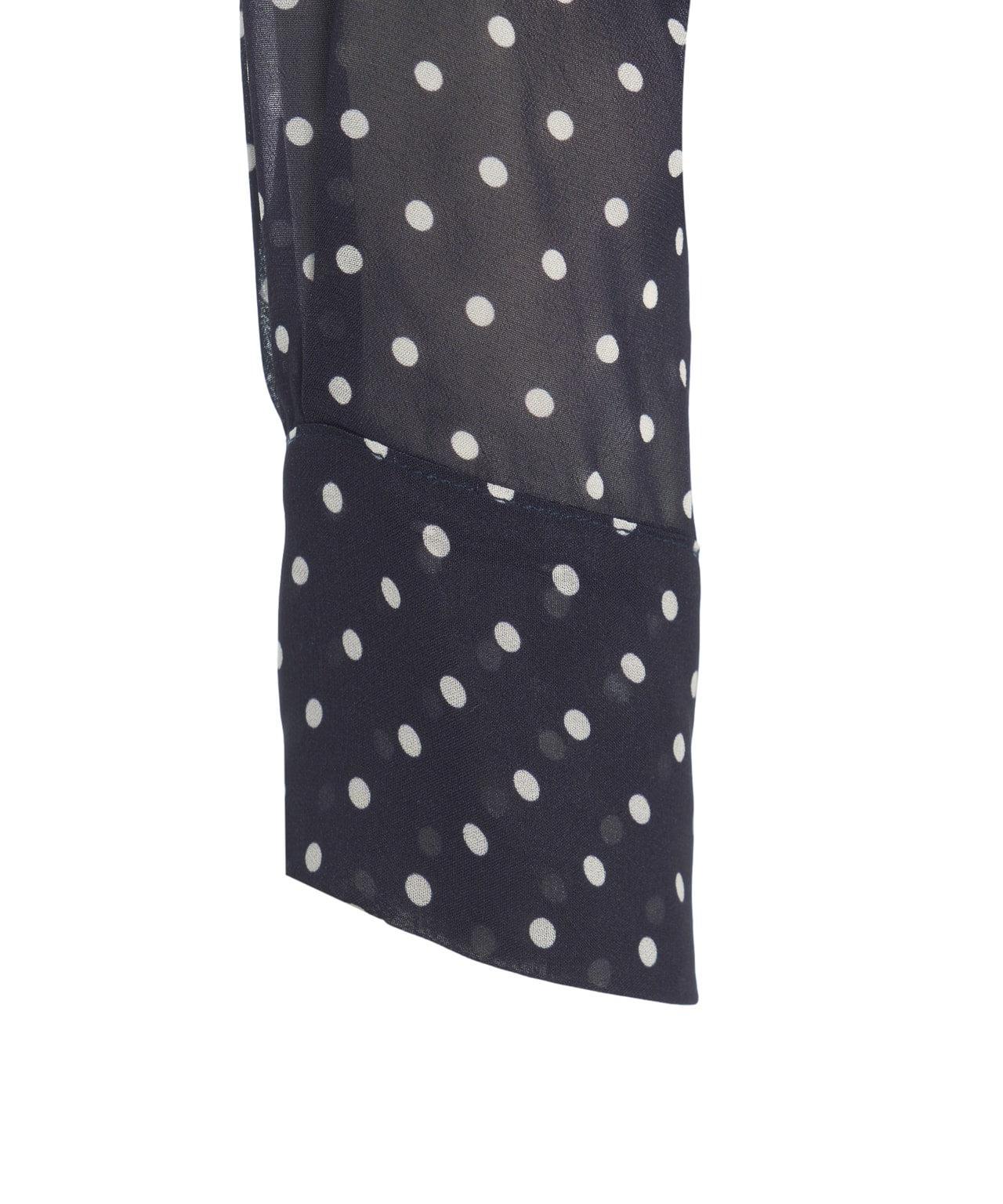 Blouse with polka dots Product Image