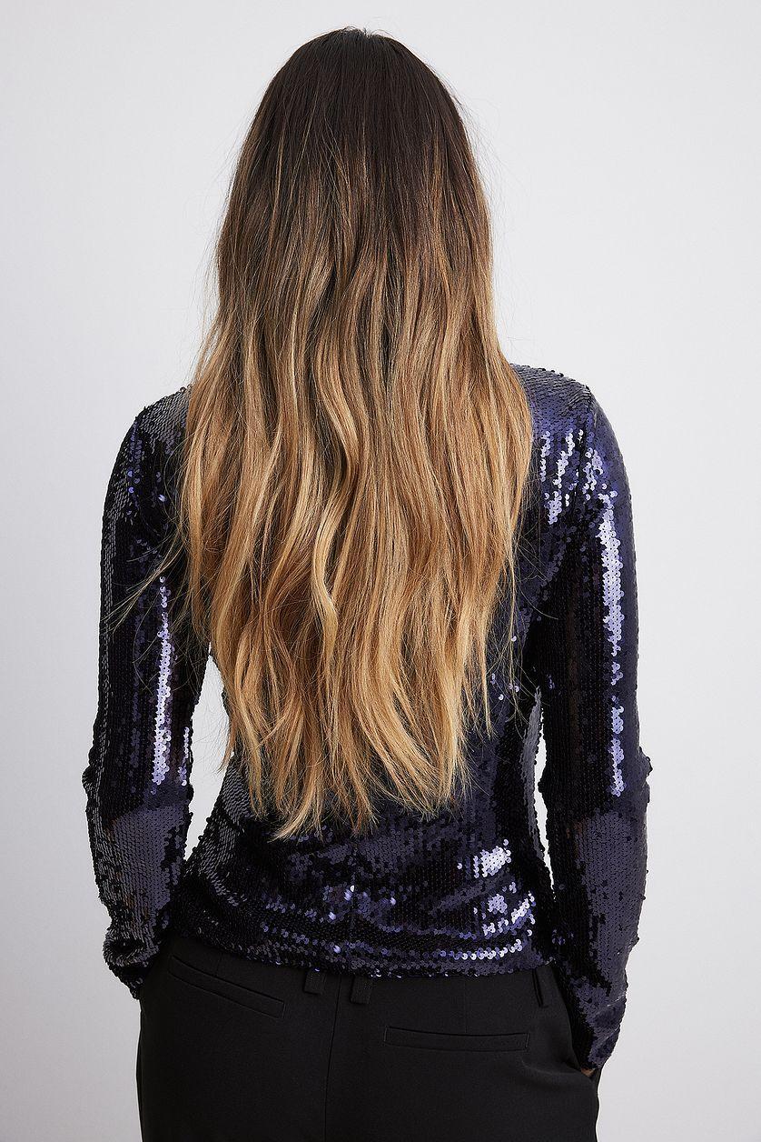 Long Sleeve Sequin Top Product Image