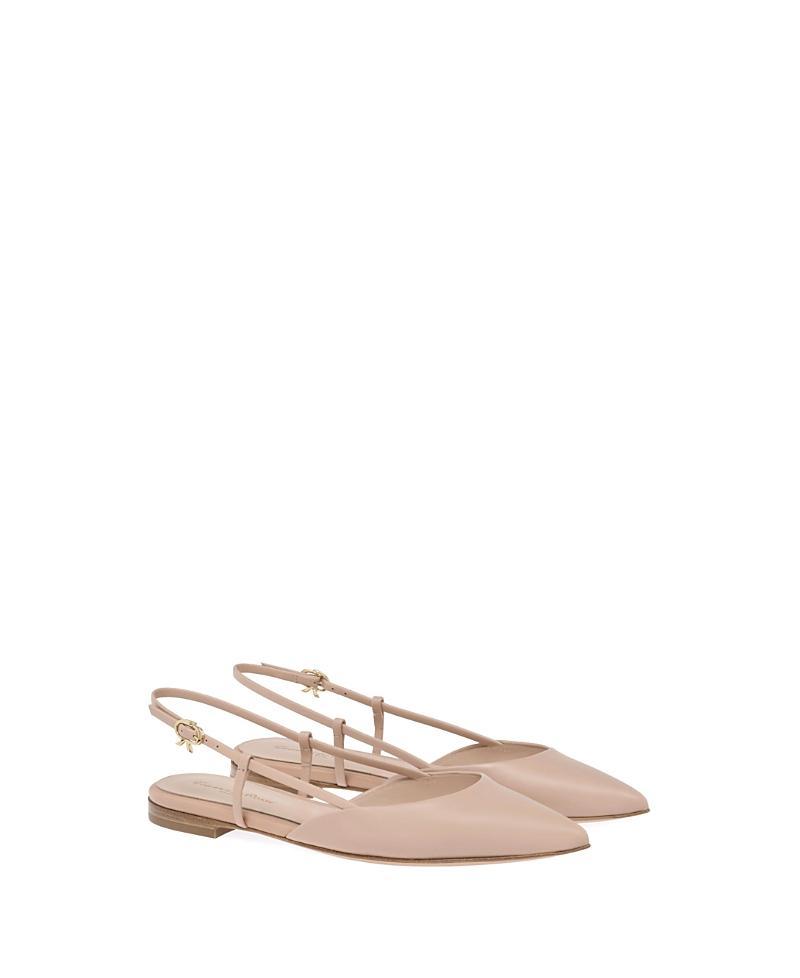 Gianvito Rossi Womens Ascent 05 Slingback Ballet Flats Product Image