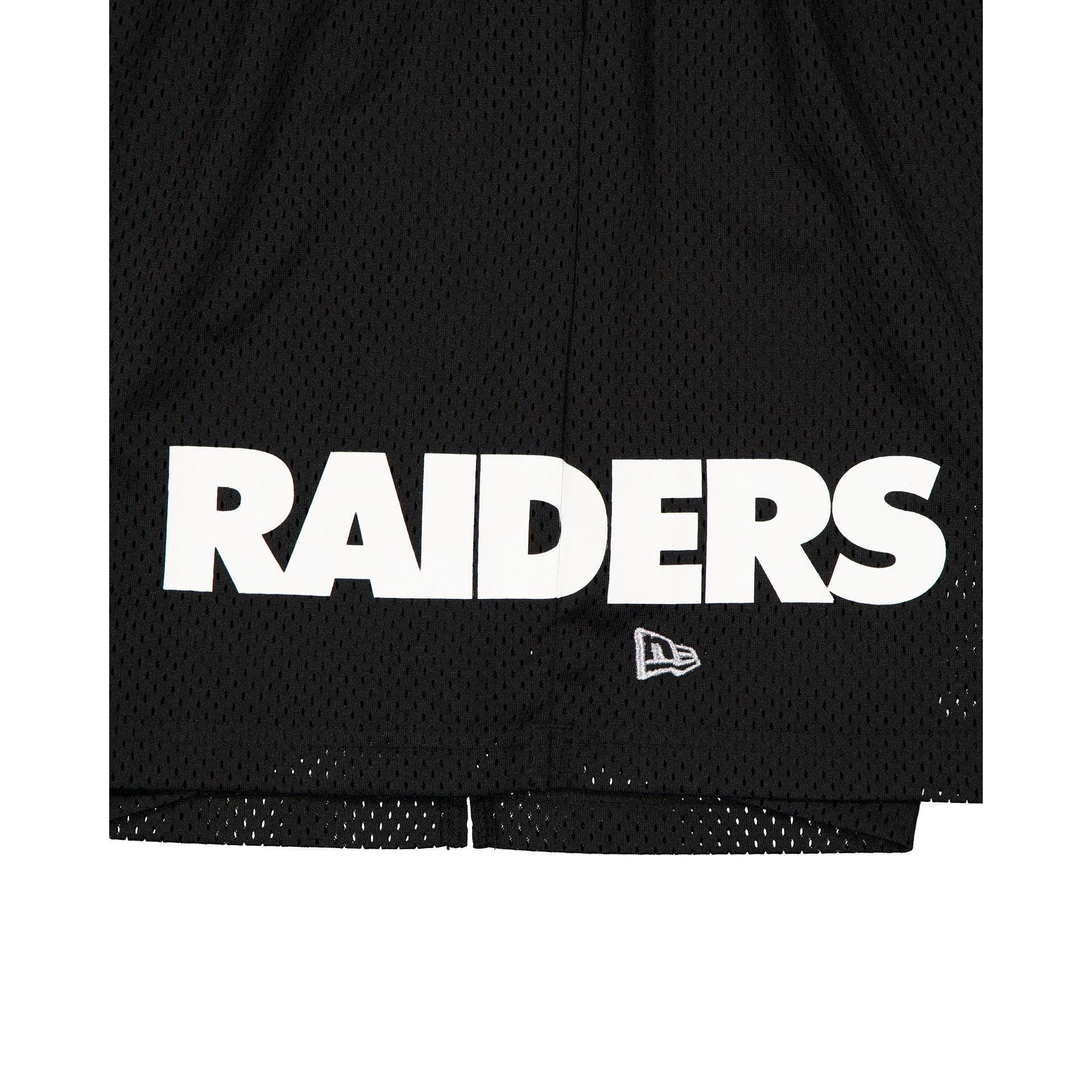 Las Vegas Raiders Mesh Black Shorts Male Product Image