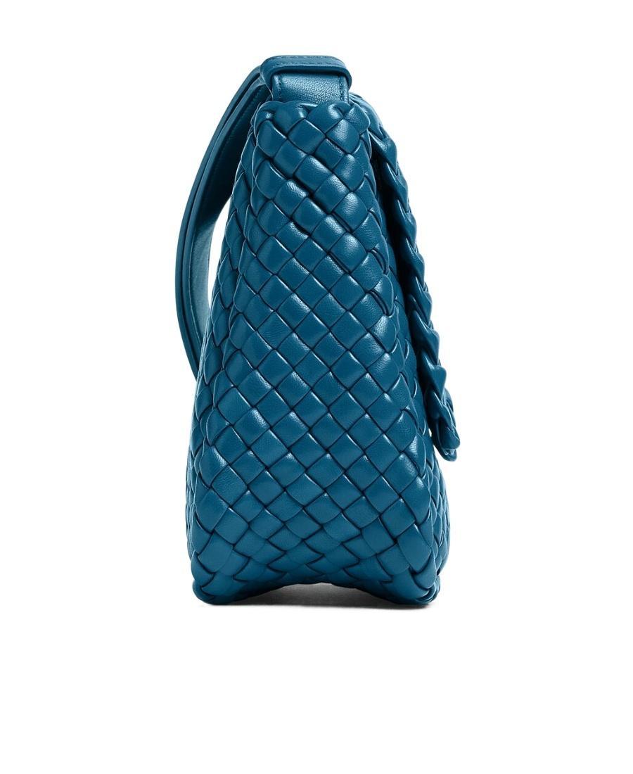 BOTTEGA VENETA Small Cobble Shoulder Bag In Blue Product Image