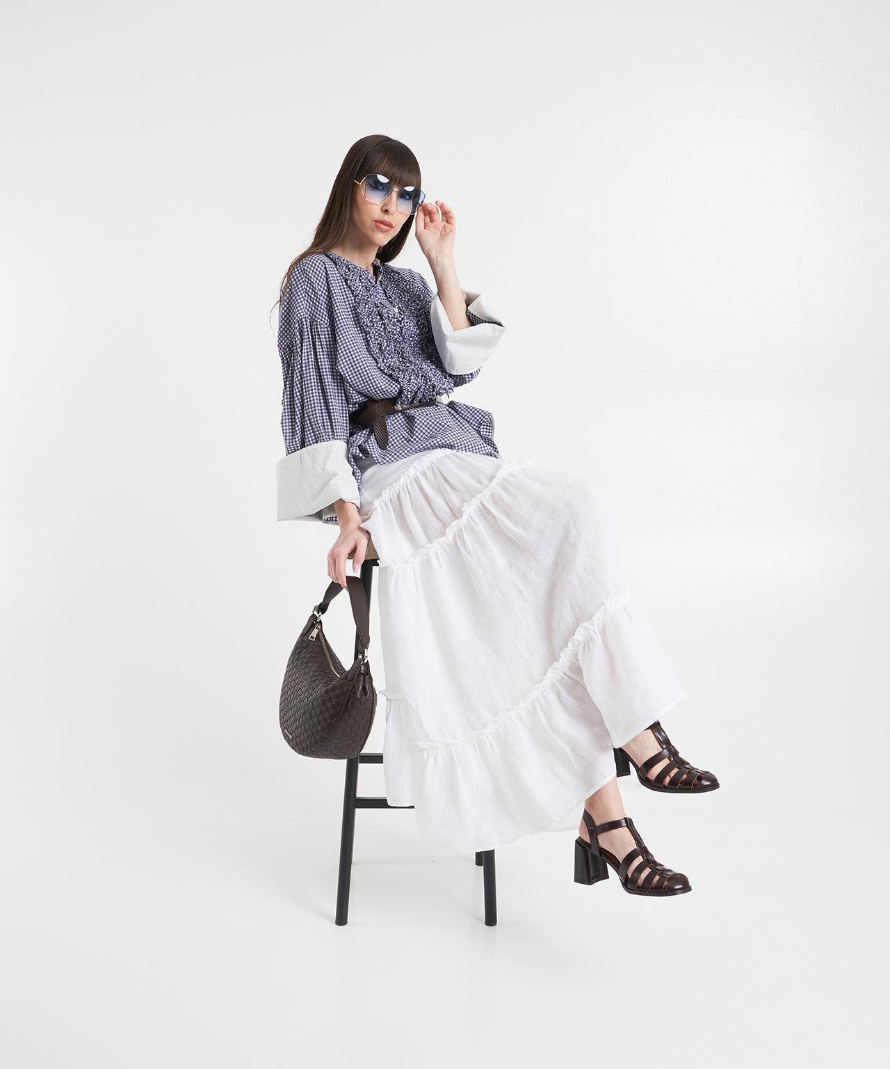 Ramie maxi skirt Product Image