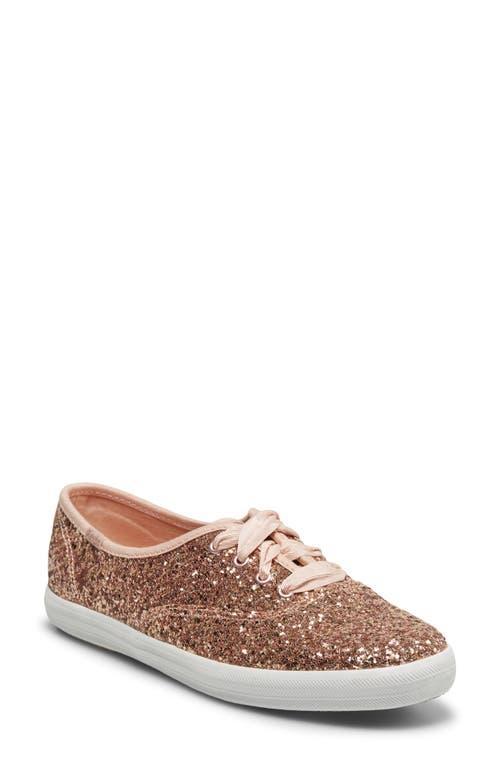 Keds Champion Leather Lace Up (Blush Leather) Women's Lace up casual Shoes Product Image