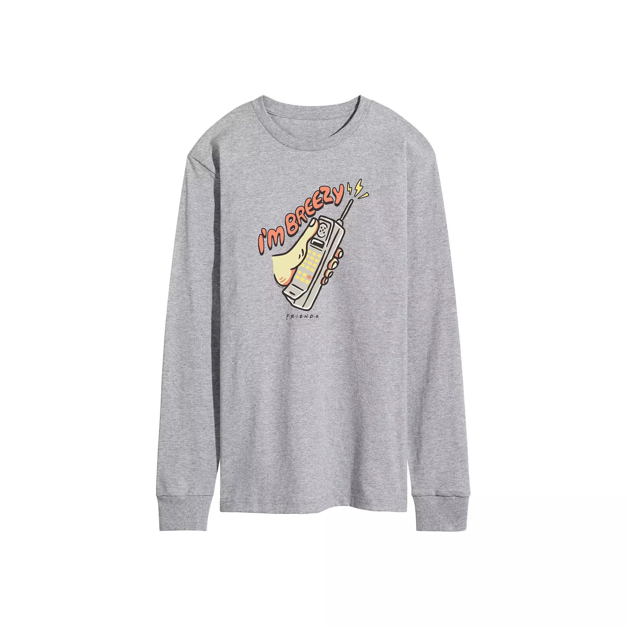 Men's Friends Breezy Long Sleeve Graphic Tee,  Product Image
