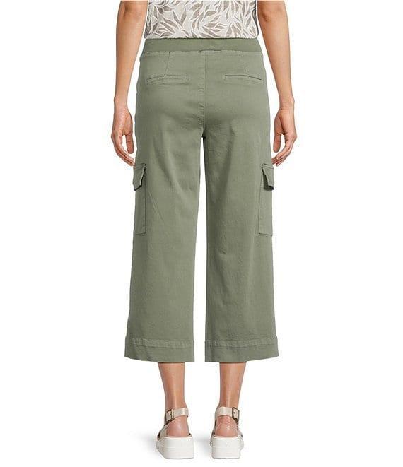 Intro Rib Knit Pheobe Pull-On Cargo Capri Pants Product Image