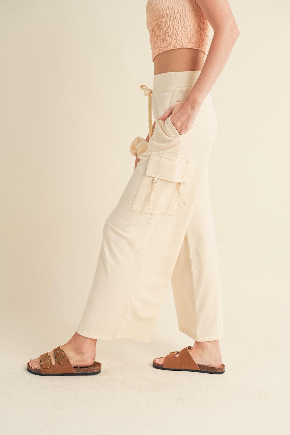 Wide Leg Cargo Pants Product Image