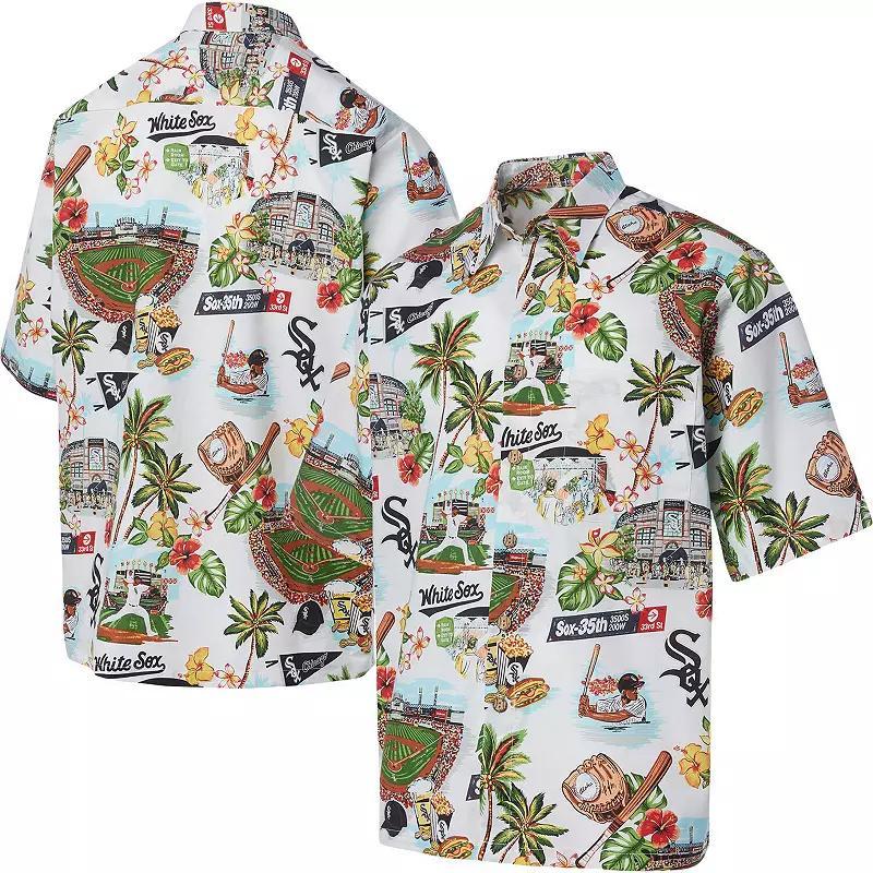 Men's Reyn Spooner White Chicago White Sox Scenic Button-Up Shirt, Size: XL Product Image