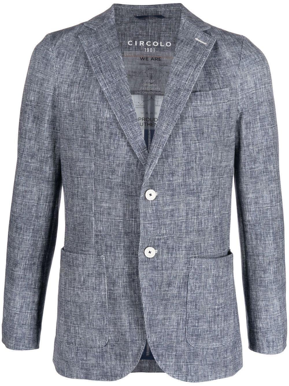 Circolo 1901 stretch-cotton single-breasted blazer Product Image