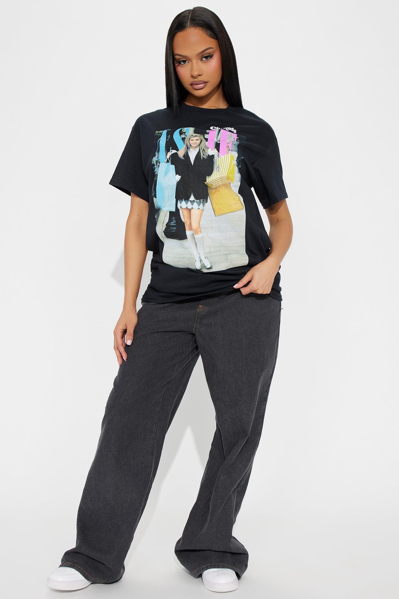 Clueless AS IF Tee - Black Product Image