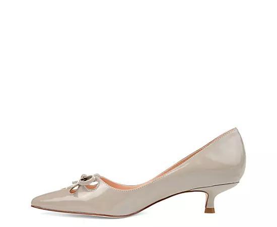 Journee Lutana Women's Bow Pumps, Size: 7, Pink Product Image