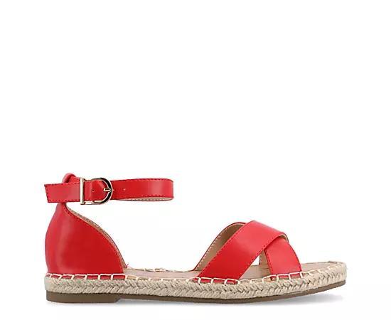 Journee Lyddia Women's Sandals, Size: 8, Red Product Image