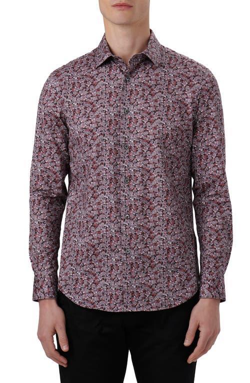 Mens Ooohcotton Tech James Floral Long-Sleeve Shirt Product Image